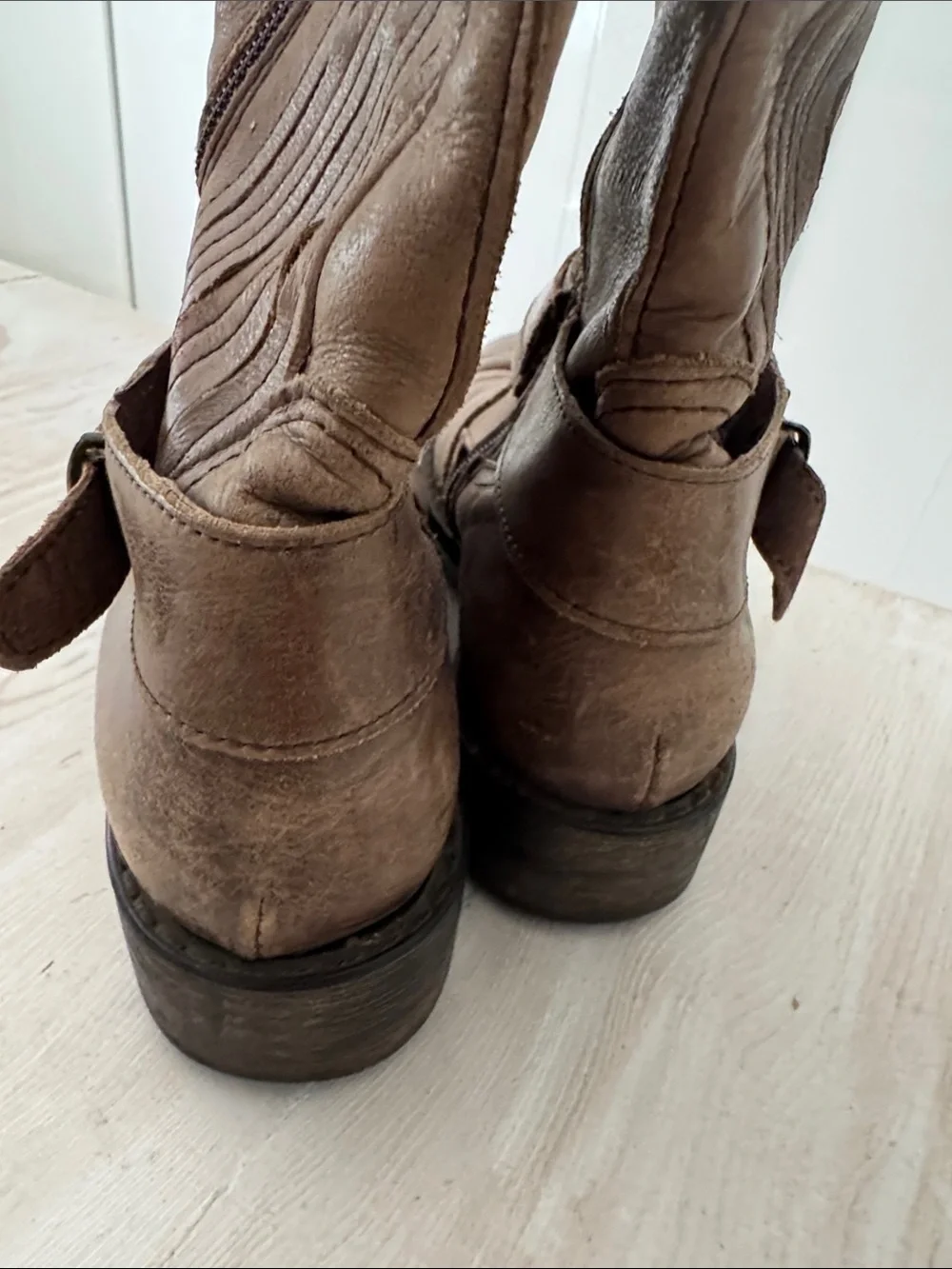 Classic Tall Riding Boots in Brown
